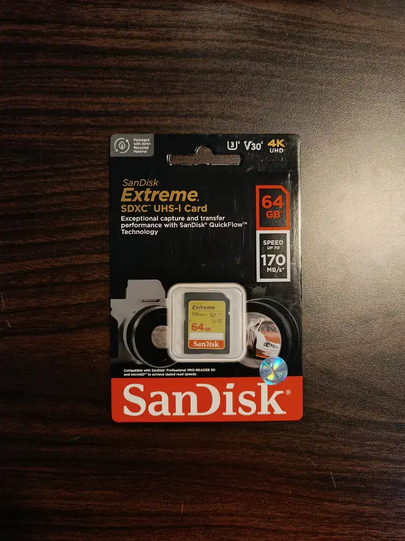 SANDISK SDXC EXTREME 64GB GARANSI 5 TAHUN