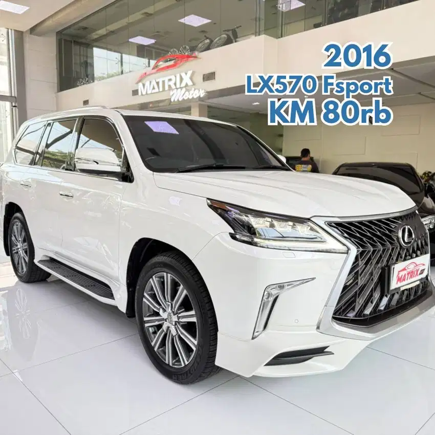Lexus LX570 Fsport 2016 White on Black ATPM LX 570 F Sport Putih