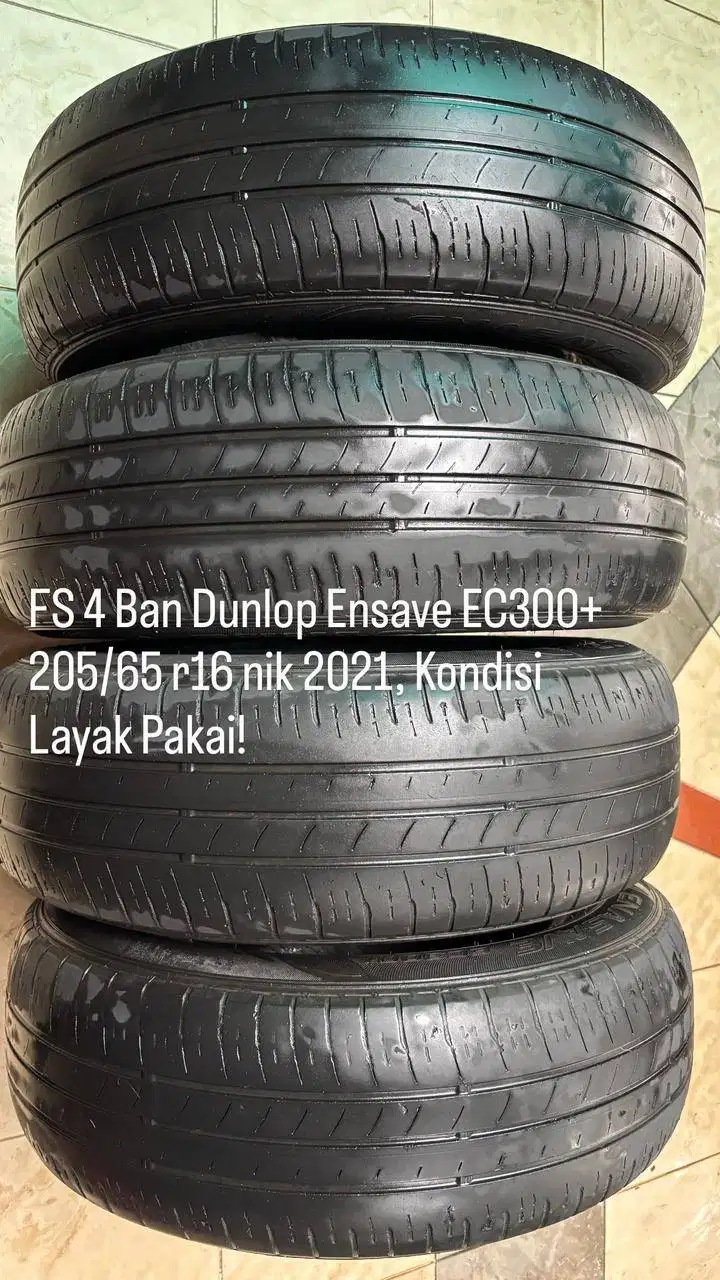 Ban Dunlop Ensave EC300+ 205/65 r16 nik 2021 Ban Second Innova Reborn