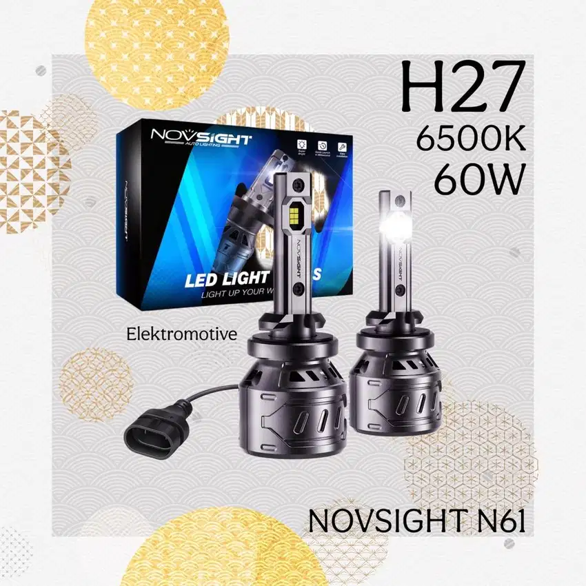Led Novsight N61 H27 880/881 6500K 13000LM 60W
