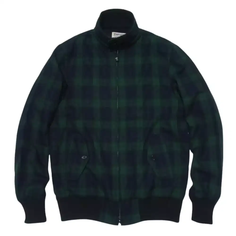 TEMPTATION Canvas Flannel Harington Casual Jacket