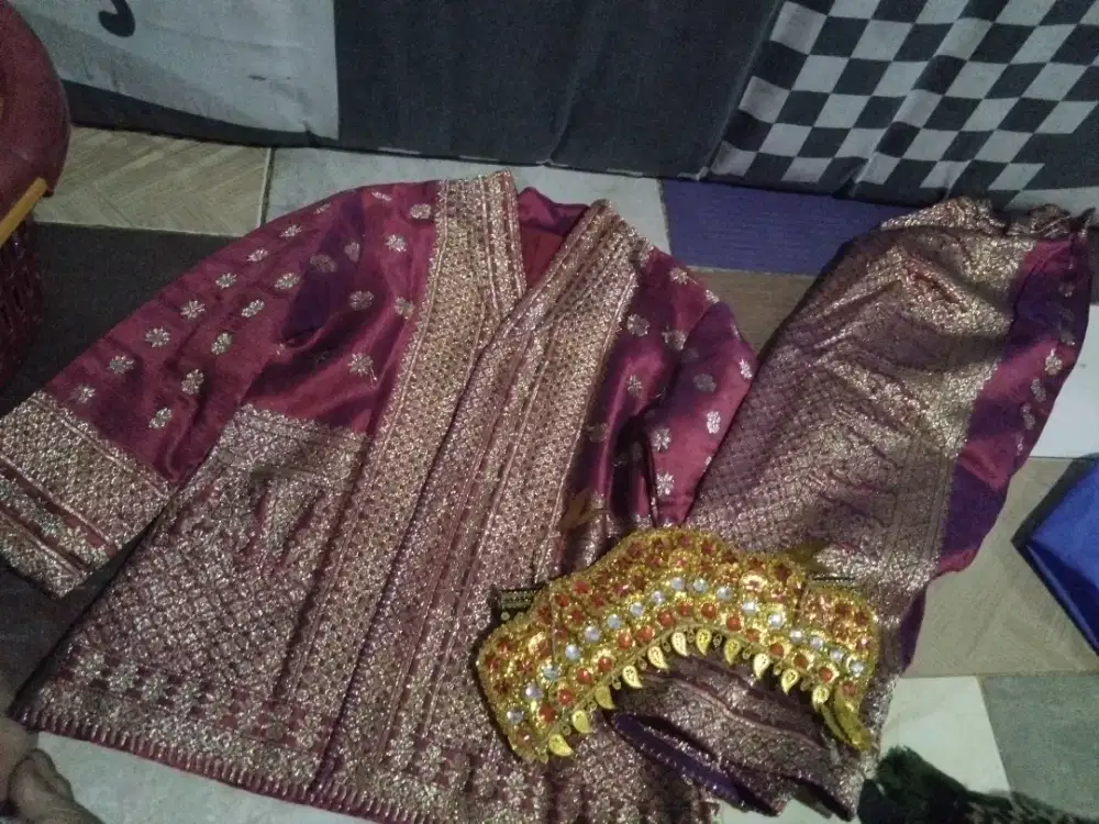 Baju adat palembang anak