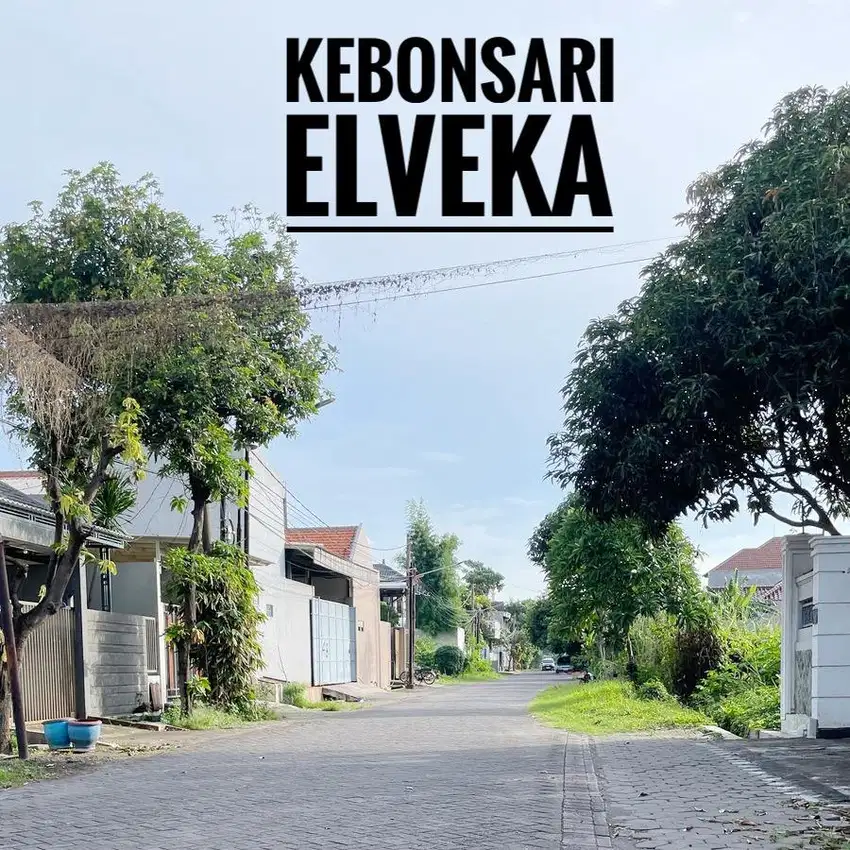 Tnh SHM (200m2) di Kebonsari Elveka dkt Gayungsari
