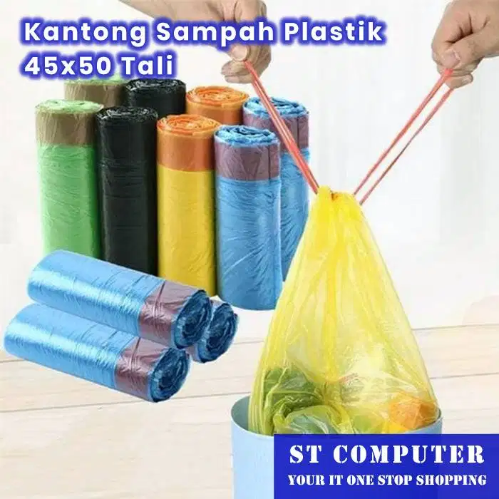 Kantong Sampah Plastik 45x50 Tali