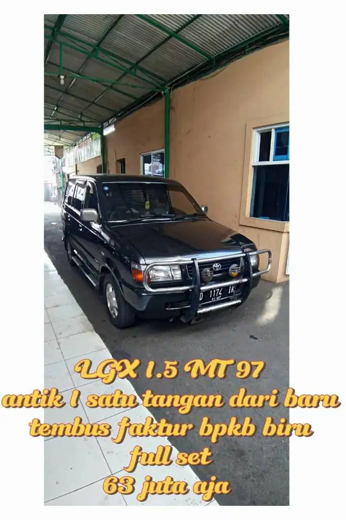 Toyota Kijang LGX 1.8 Manual 1997 Istimewa Grey 1 hand