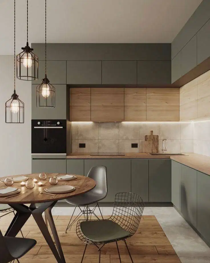 Custom Interior Kitchen Set, Backdrop TV, Lemari, Wardrobe, Kitchenset