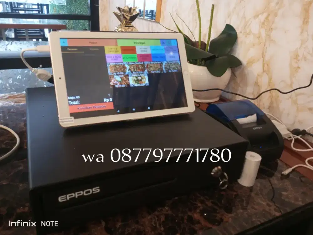 Mesin kasir android lifetime siap pakai