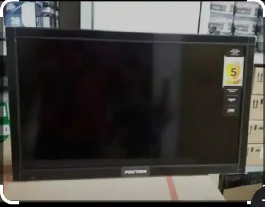 Jual tv 24 in politron masih nyala dari baru