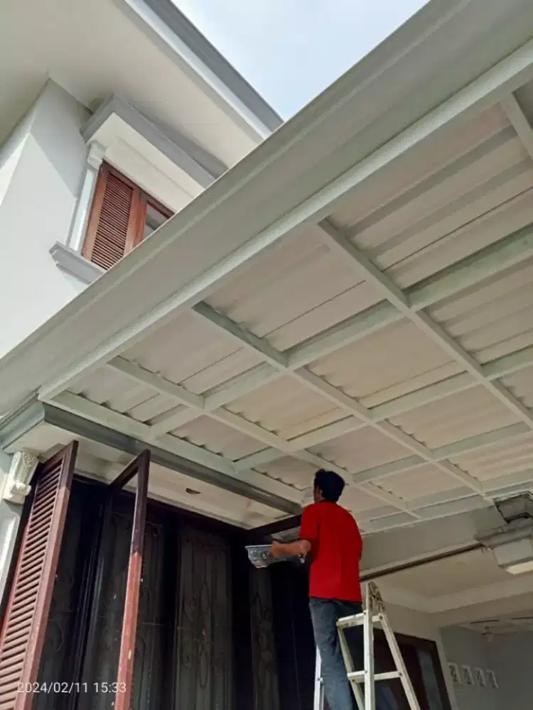 tukang las panggilan kanopi mini malis moderen