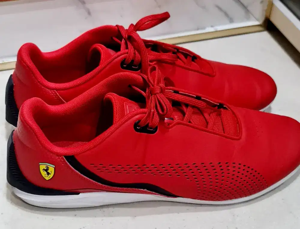 Sepatu Sneakers F1 Ferrari Red Puma Sport Shoes Limited Edition sports
