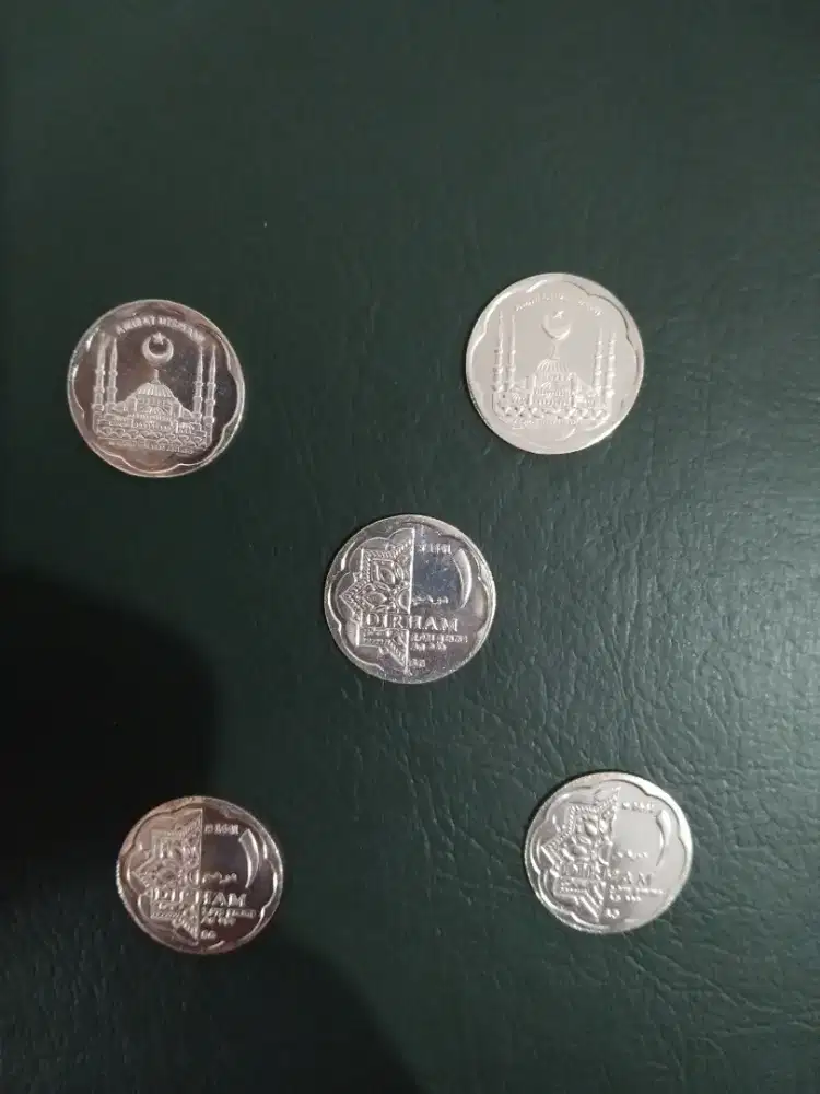 Koin Perak motif Masjid Sultan Ahmed