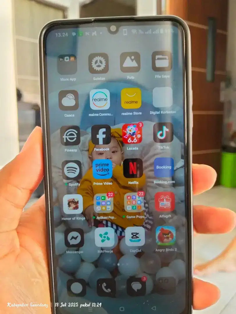 Hp Realme Note 60 8/256 fullset
