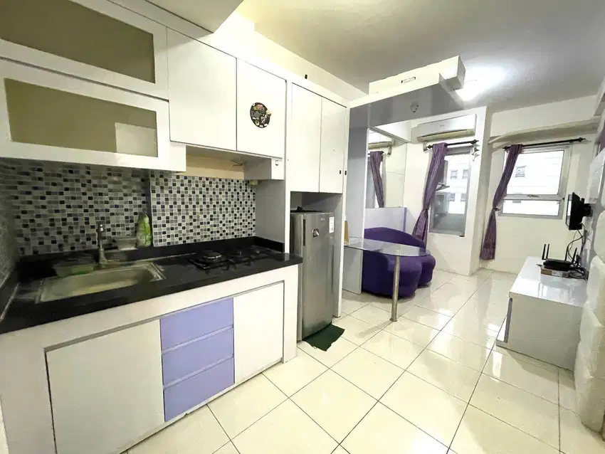 Jual apartemen puncak permai B, studio, furnish, surabaya. barat