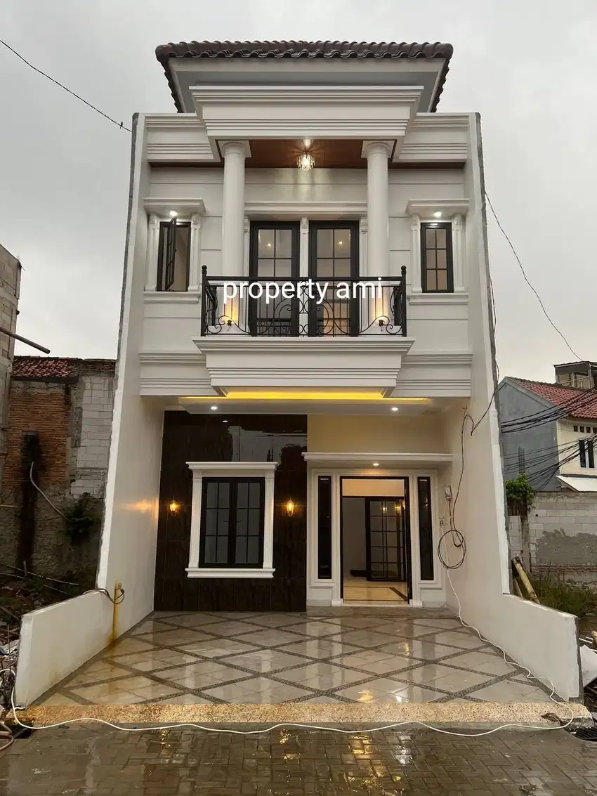 Jual rumah cluster keren bebasan banjir dekat stasiun Tanjung barat