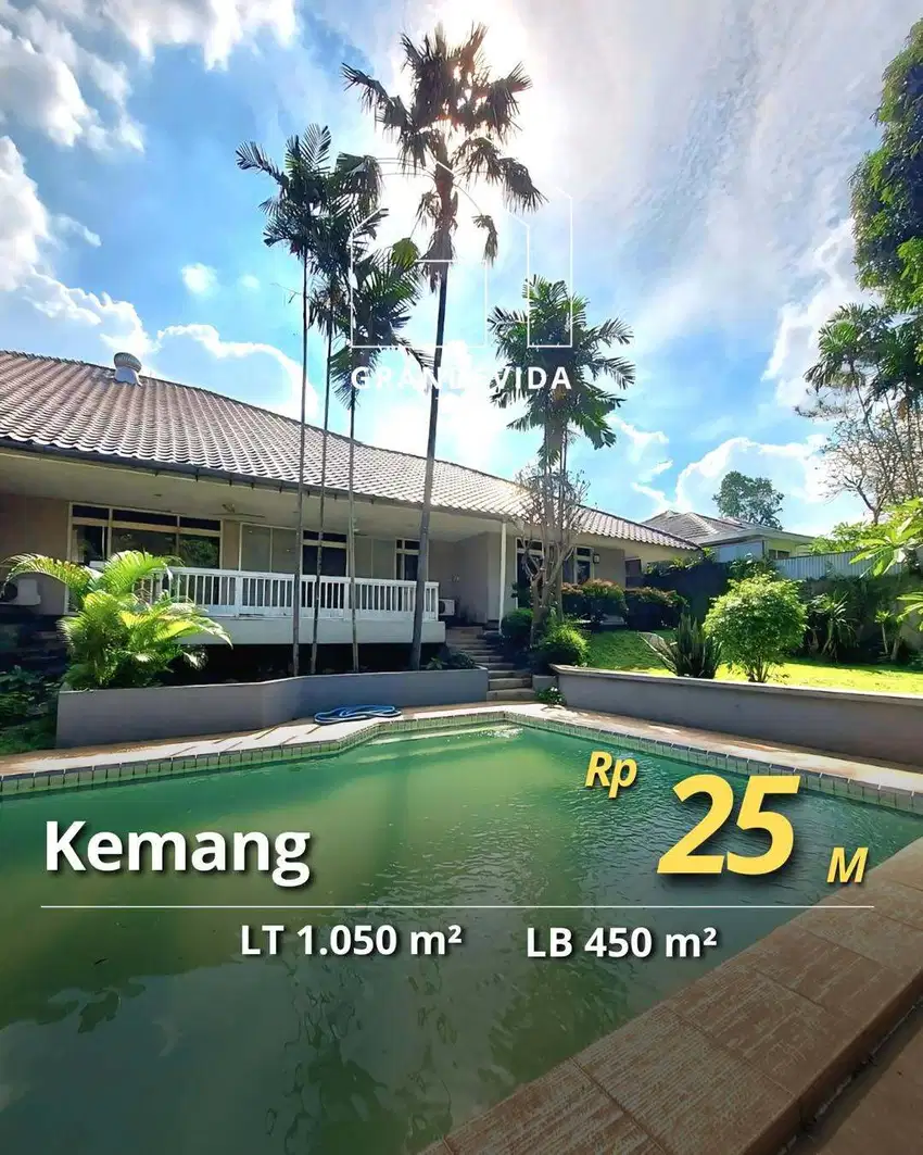 Rumah Lama Terawat, Lokasi Tenang, 1 Lantai