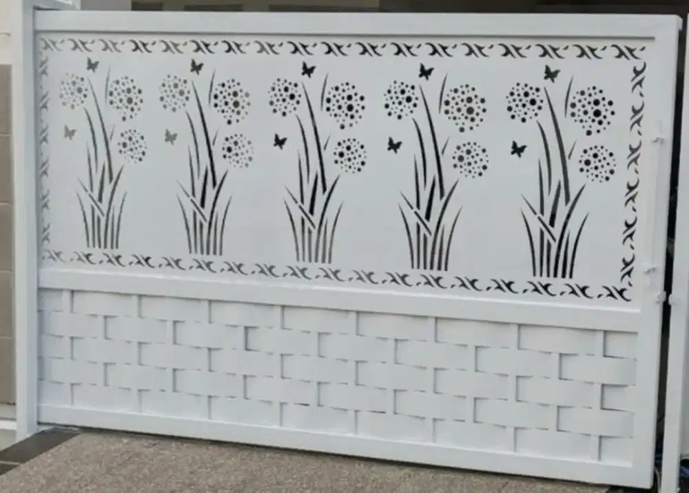 Bengkel las Lampung tralis kanopi pintu pagar gerbang tangga