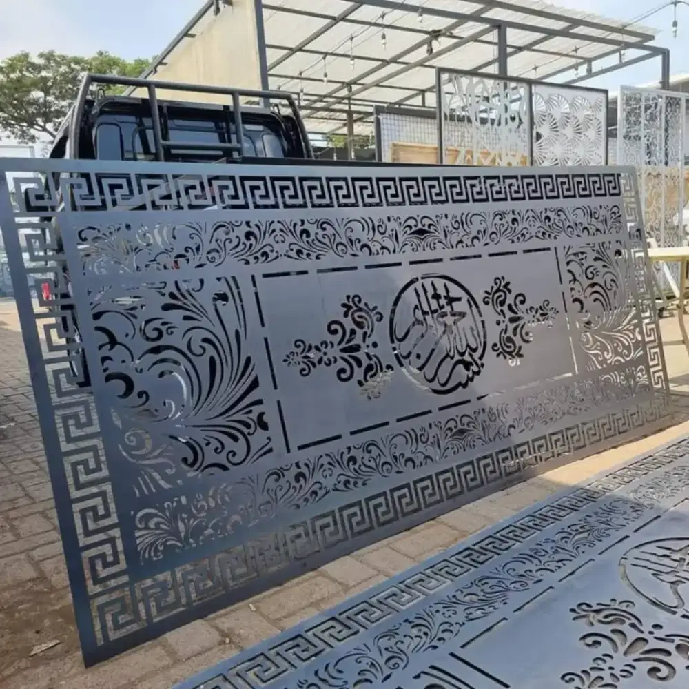 Bengkel las Lampung tralis kanopi pintu pagar gerbang tangga