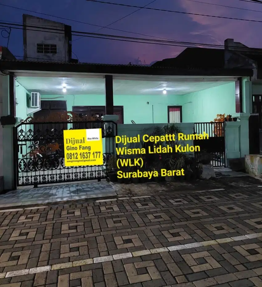 Dijual Cepat Wisma Lidah Kulon(WLK) Wiyung-Surabaya Barat