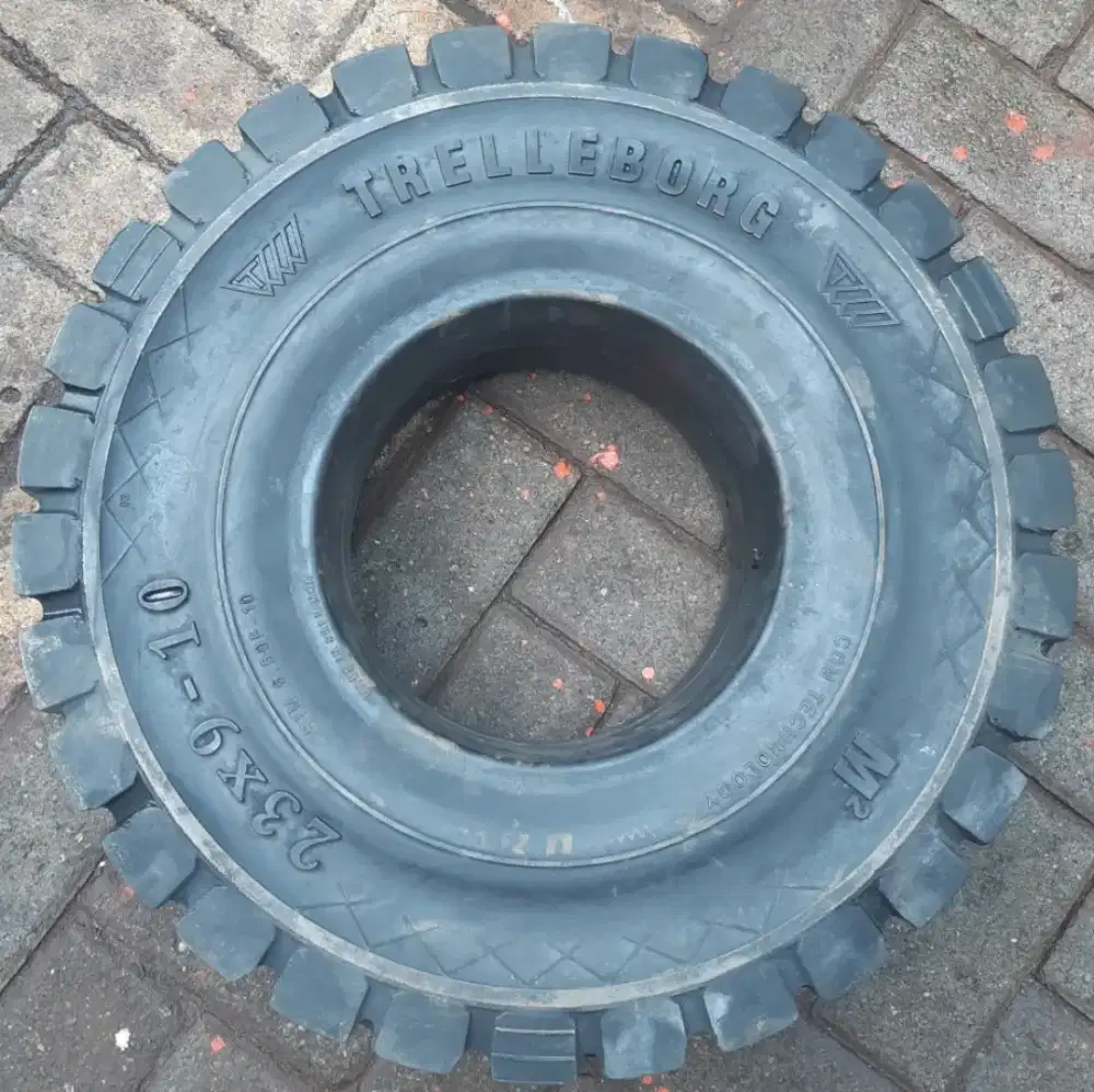 Ban solid 23x9-10 ban forklif