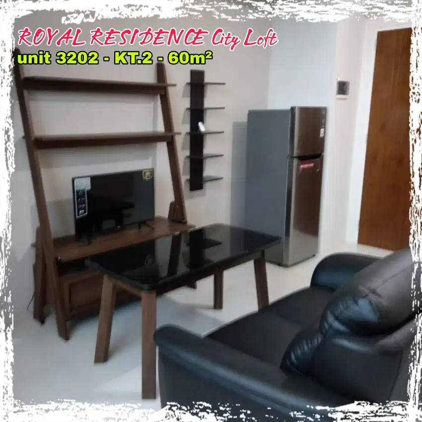 JUAL apartemen ROYAL RESIDENCE City Loft unit 3202 siap huni