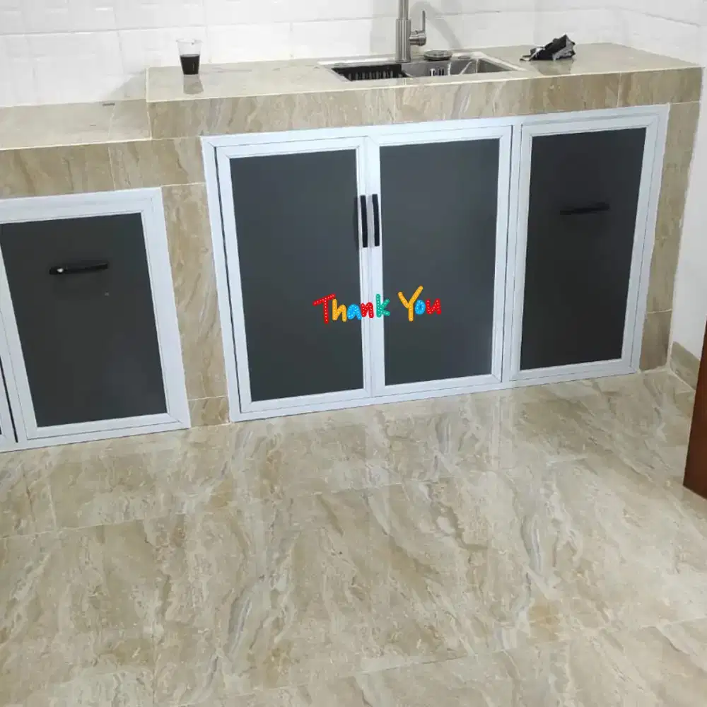 Kitchen set bhn aluminium acp anti ryap anti kropos kuat api awet#lmp