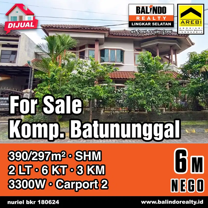 Cluster Batununggal Bandung Kota, Kawasan Elit, Murah, SHM