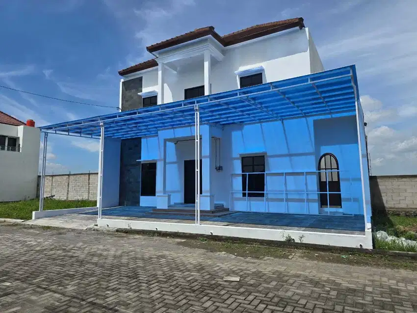 Rumah baru gress minimalis di cluster telukan grogol dekat solo baru