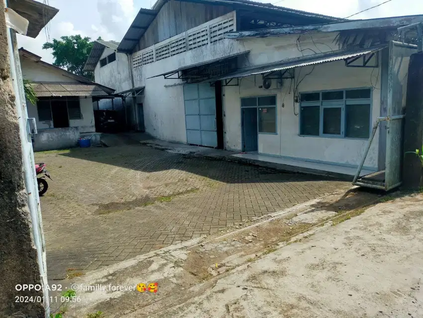 Turun Harga, Dijual Tanah dan Bangunan Pabrik Cikupa Tangerang Banten