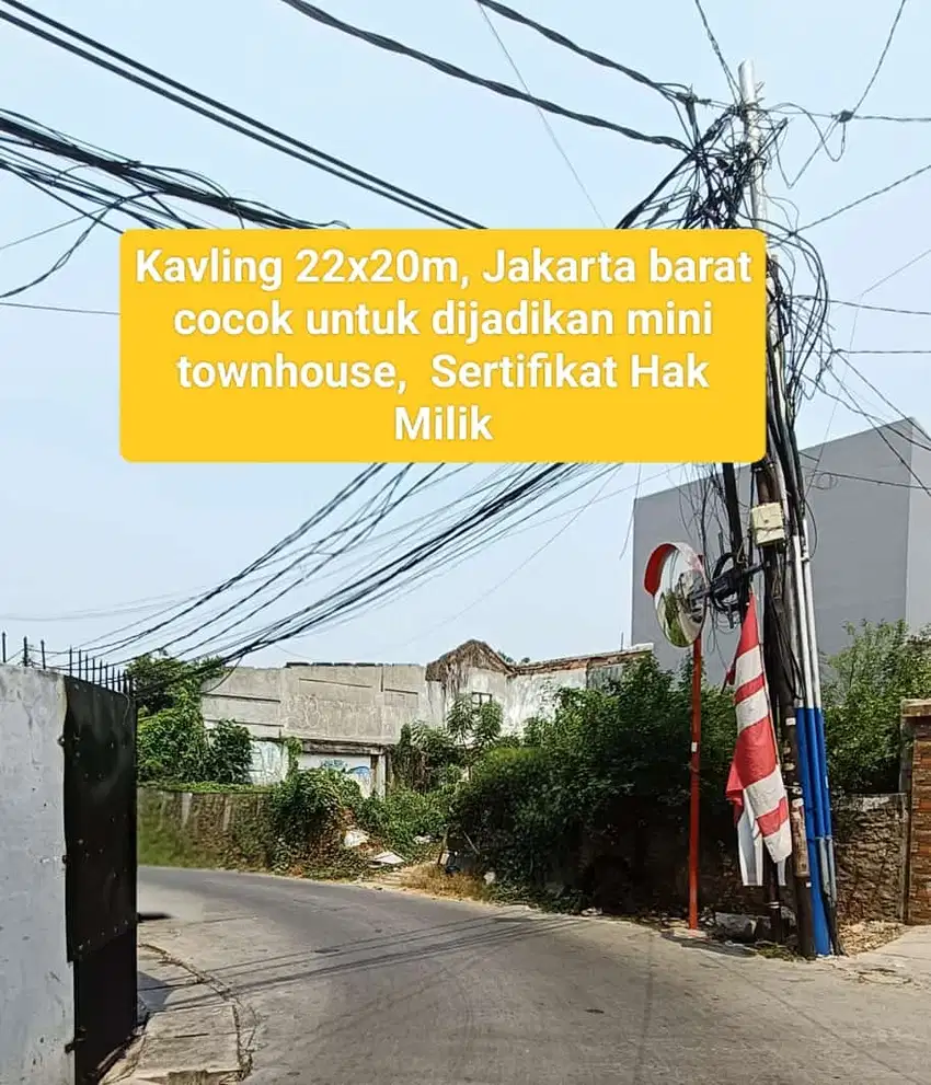 Kavling Duri Kepa, Dekat Tanjung Duren, Cocok Jadikan Mini Cluster