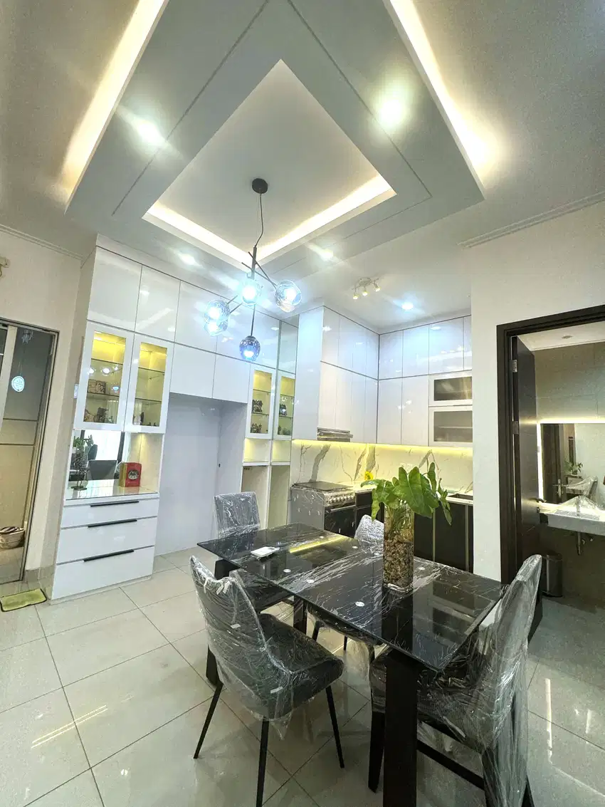 Rumah Full Furnished Mewah Interior 2Lt 8x15 3+1KT Tahap 1 PIK 2