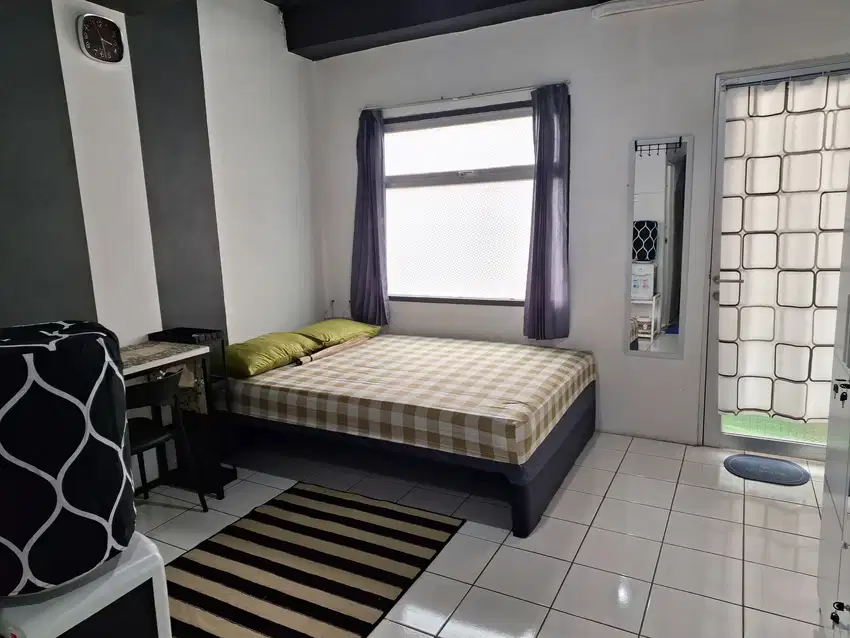 Disewakan studio 25m furnis baru siap huni grand asia afrika