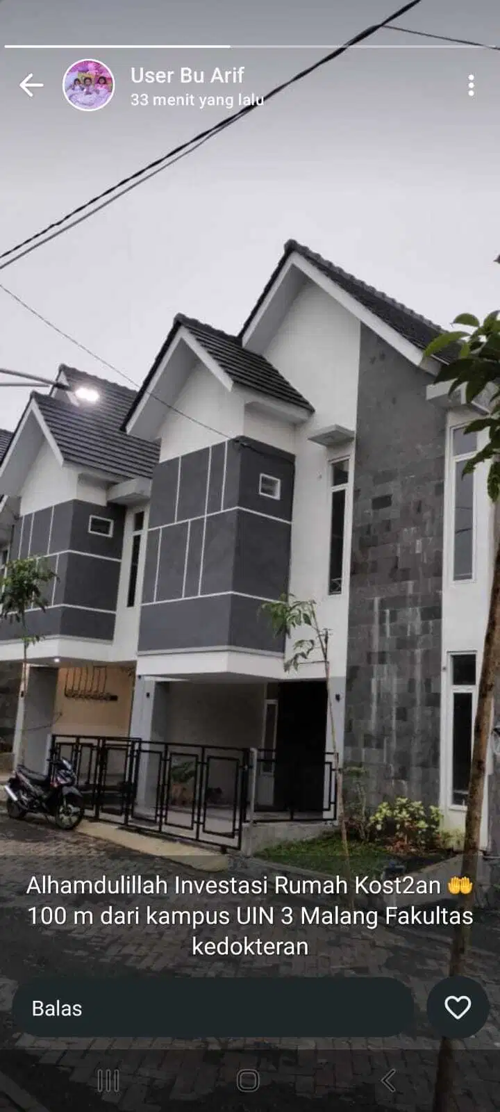 Dijual rumah kos eksklusif 6 kamar akses mobil