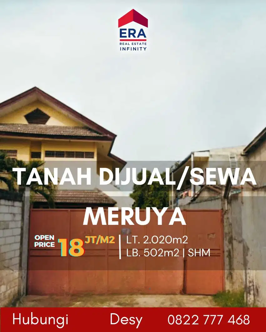Jual/Sewa Tanah di Kembangan Raya, Jakarta Barat