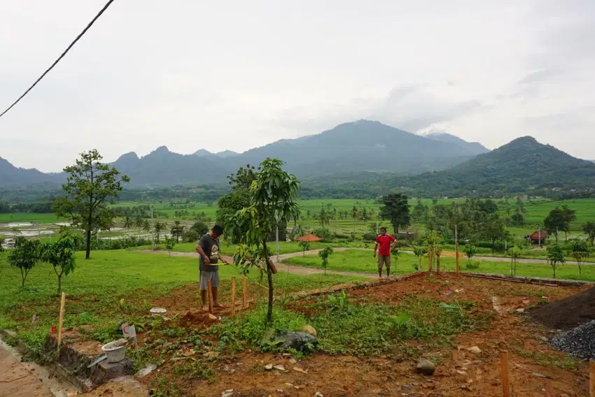 tanah kavling murah dijual dengan view pegunungan, bisa dibangun