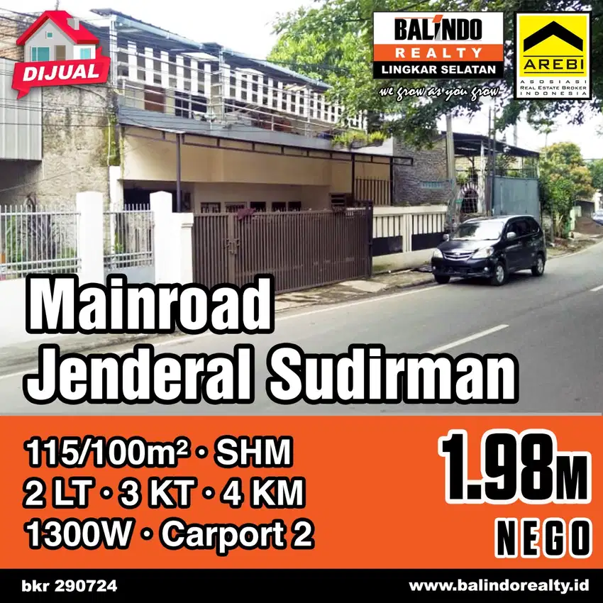 Sudirman Bandung Kota, Mainroad, Bisa Usaha/ Kantor, Murah, Jarang Ada