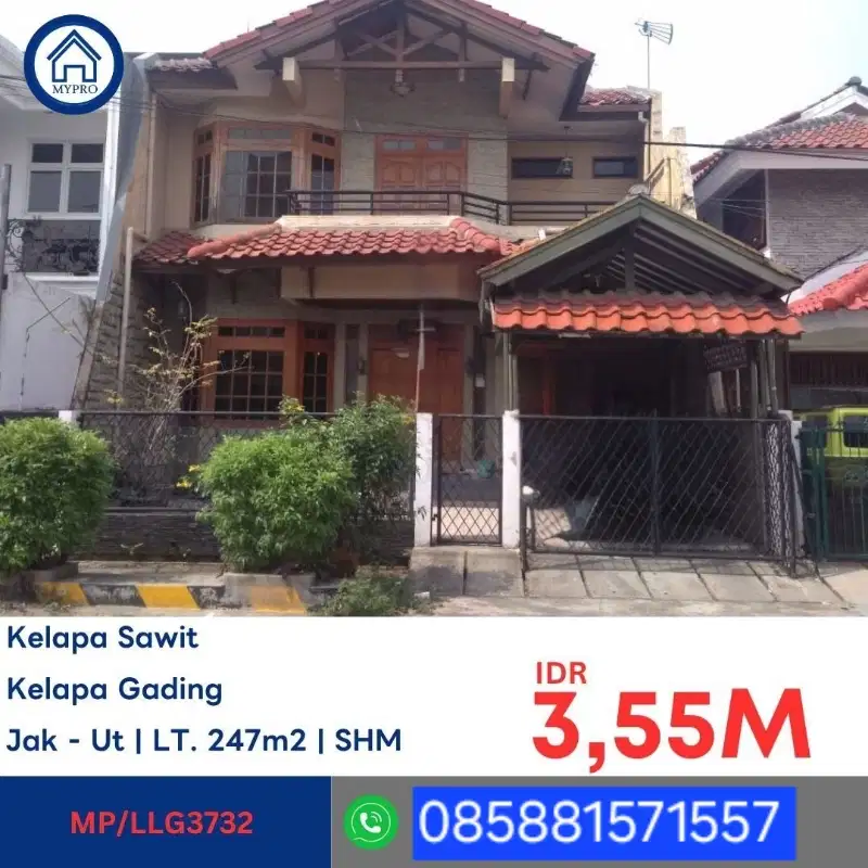 RUMAH CASH ONLY KELAPA GADING JAKARTA