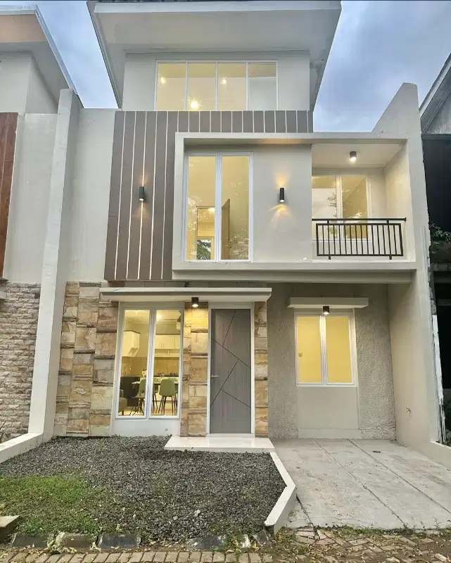 Rumah Baru 2 Lantai Semi Furnished Bisa KPR, ACCOLA PARK SERPONG