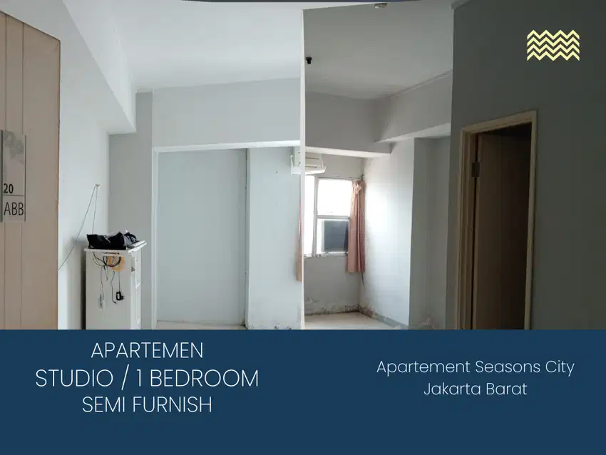 Apartement Type 1 Kamar / Studio Disewakan Bulanan - Tahunan