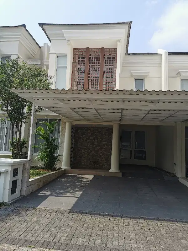 rumah rapi 2 lantai, sheffield greenwich park di bsd city, bagus!