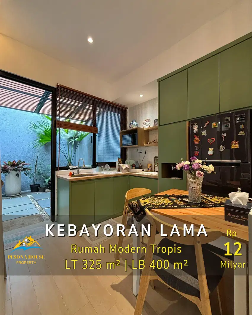 RUMAH MEWAH MODERN TROPIS PERMATA HIJAU  KEBAYORAN LAMA  JAKSEL