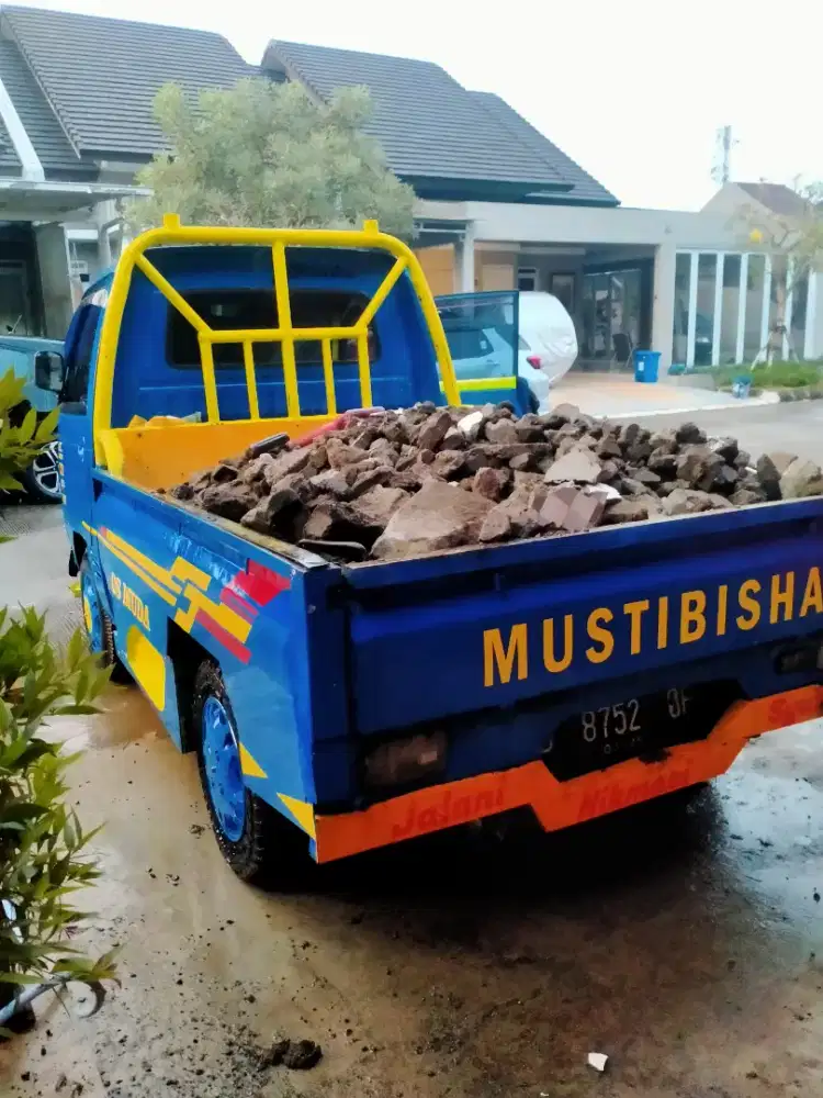 Jasa angkut & buang brangkal puing barangkal sampah daun prabotan dll