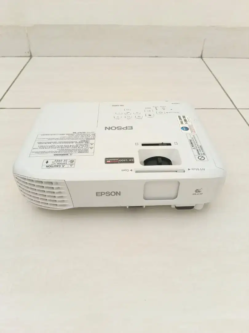 LED Proyektor Projector EPSON EB-S400 Kabel power,VGA,USB,Remote