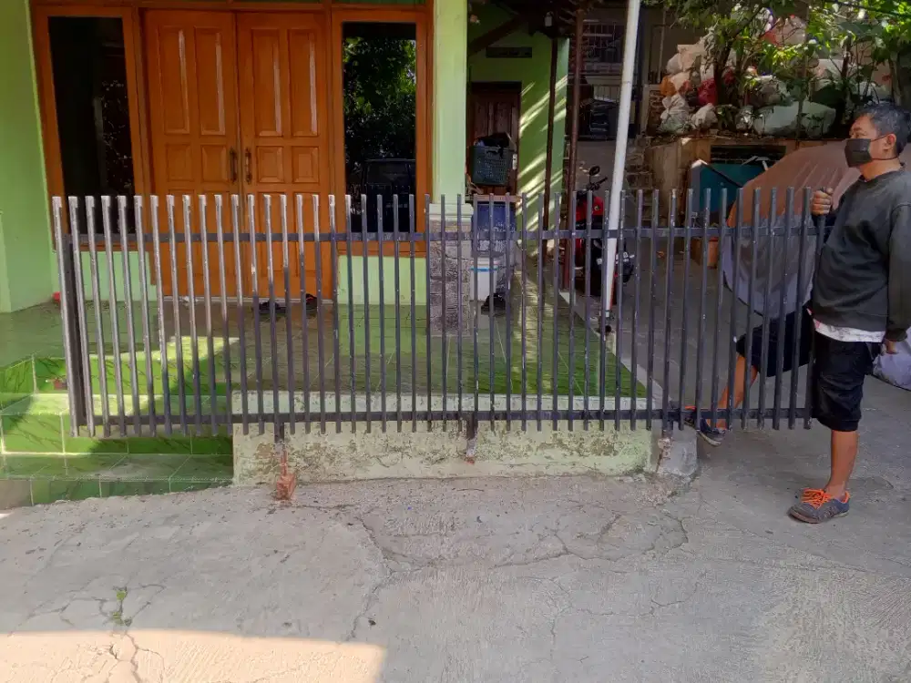 Pagar minimalis 2 lembar