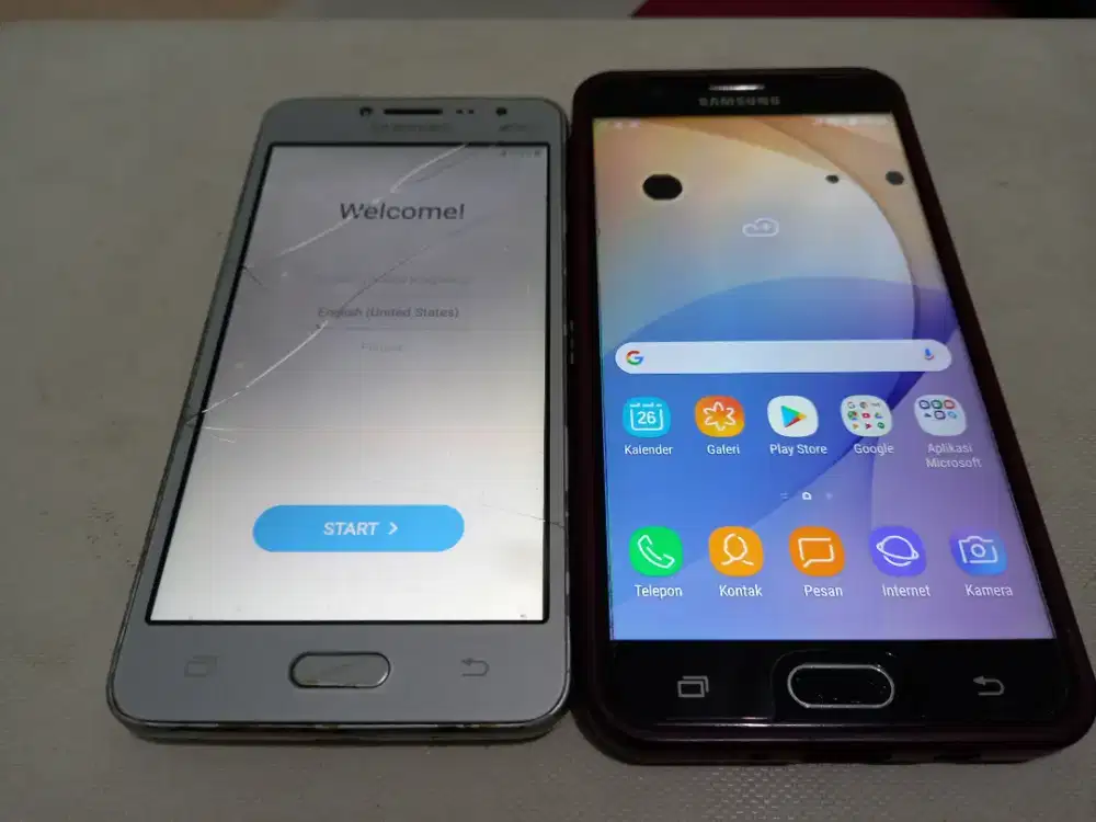 2 unit Samsung j7 prime dan j2 prime