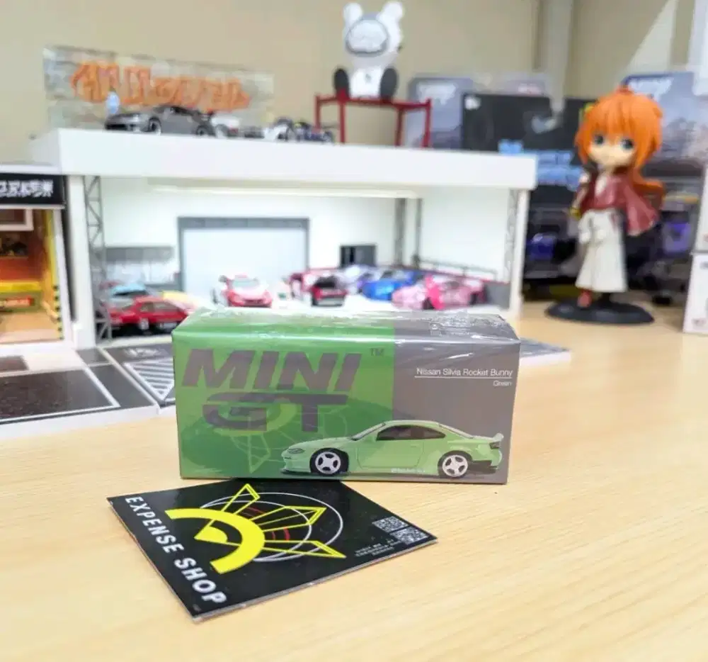 MiniGT Nissan Silvia Rocket Bunny Green Pandem