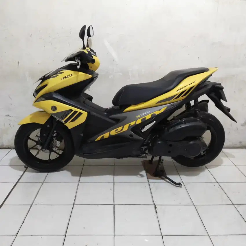 Aerox Non ABS 2017 ) Kuning Bagus lengkap