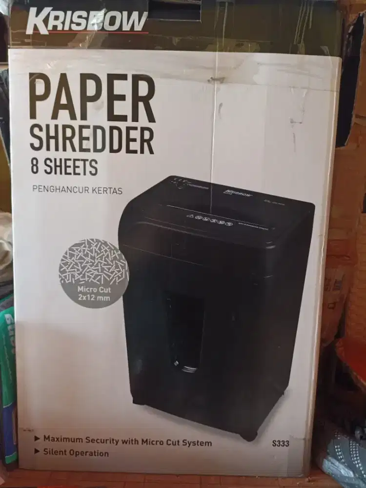 Papper Shredder penghancur kertas krisbow