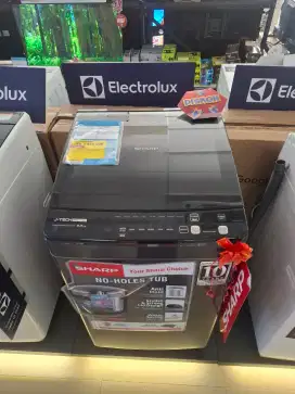 Promo cicilan homecredit mesin cuci sharp ES-M9500XT-SA 9,5KG