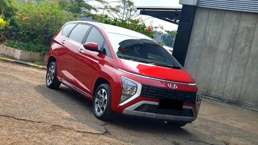 [ ODO 154 KM ] Hyundai Stargazer Prime Merah 1.5 IVT AT 2024/2025