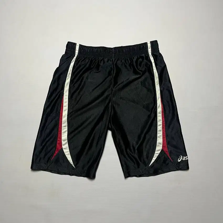 SHORT PANTS ASICS CELANA OLAHRAGA PENDEK BLACK TRAINING ORIGINAL